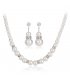 SET498 - Simple Pearl Necklace Set
